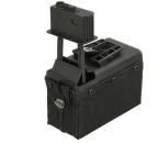 Softair.Zone M249/MK46 1500 Schuss elektrisches Box Mag Black
